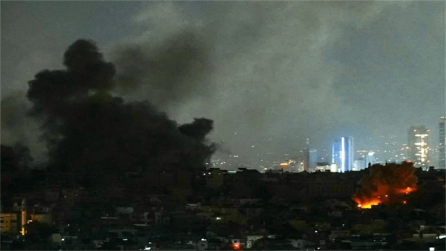 皇冠信用网出租_炸!炸!炸!真主党火力全开皇冠信用网出租,以色列大楼瞬间化为火海