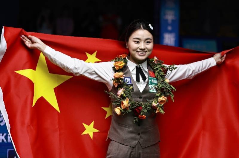 皇冠信用盘申请_逆风翻盘皇冠信用盘申请!白雨露成功卫冕女子斯诺克世锦赛